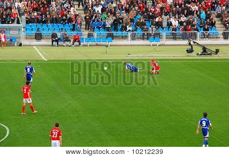 Violation de règles de football