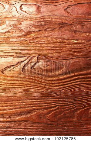 Old Rich Wood Grain Texture Background With Knots