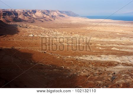 Landscape View Of The Dead Sea