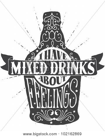hand- drawn lettering
