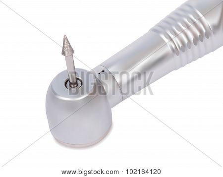 Photo-realistic vector. Dental drill.