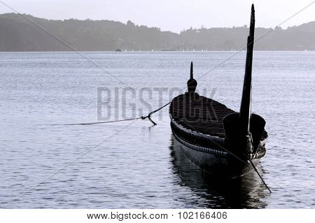 Traditional New Zealand Maori Waka