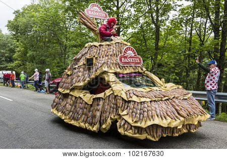 Banette Vehicle In Vosges Mountains - Tour De France 2014