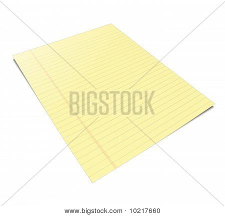 Notebook mit gelbe Blätter