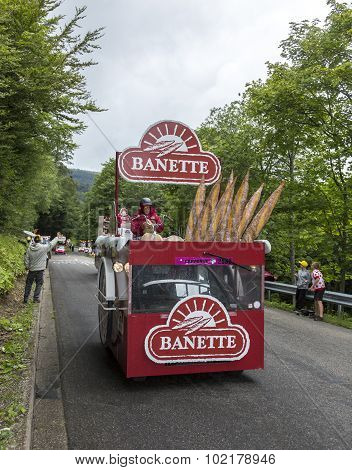 Banette Vehicle In Vosges Mountains - Tour De France 2014