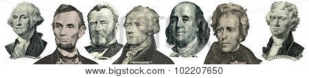 President Portraits From Money