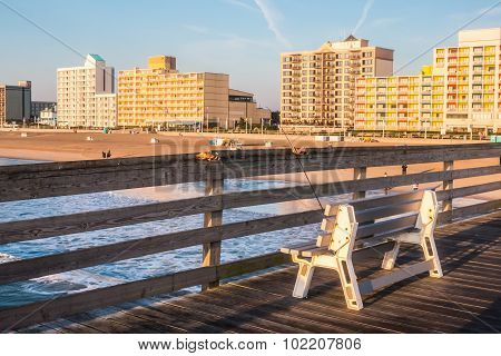 Virginia Beach Boardwalk from Pier