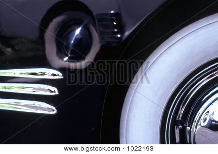 Riflessioni: 1938 US limousine, vista laterale