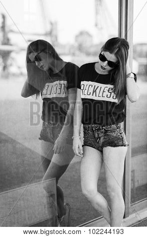 Beautiful Girl In The City