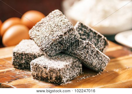 Group of Lamingtons