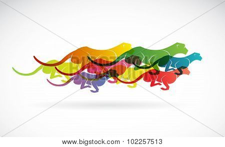 Vector Image Of An Cheetah Design