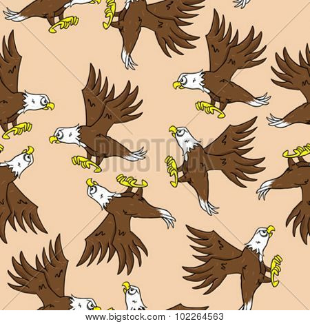 eagle seamless pattern