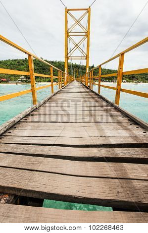 Small bridge in indonesia