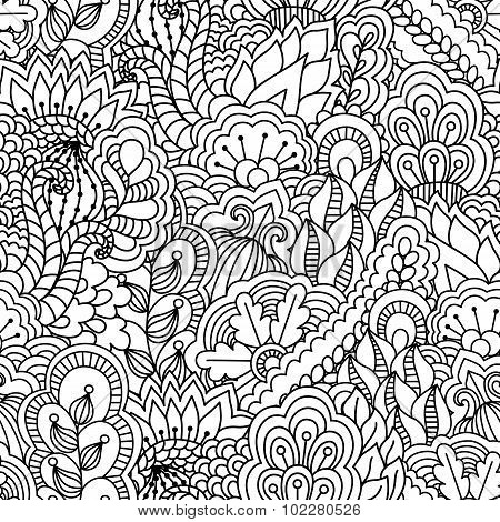 Seamless black and white background.