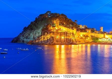 Tossa de Mar on the Costa Brava, Catalunya, Spain