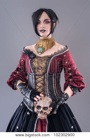 Dark gothic woman