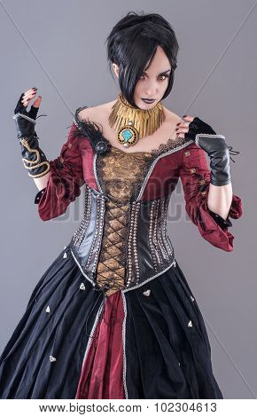 Dark gothic woman