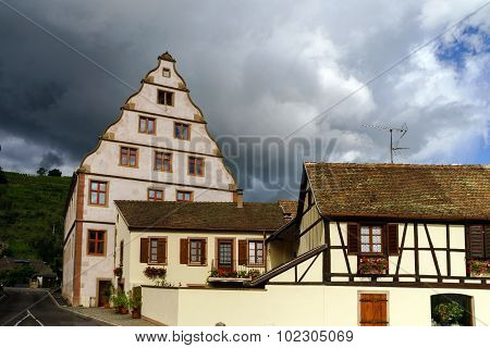 Old Castle House In Andlau, Alsace