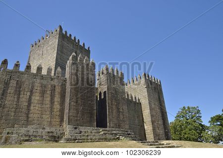 Back Of Guimaraes Castle