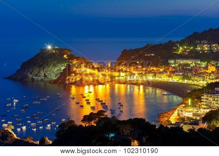 Tossa de Mar on the Costa Brava, Catalunya, Spain