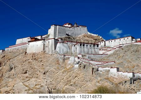 Old Tibetan Fort In Gyantse, Tibet