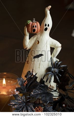 Ghost And Pumpkin