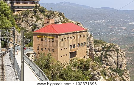 Station Of Cableway Montserrat-aeri