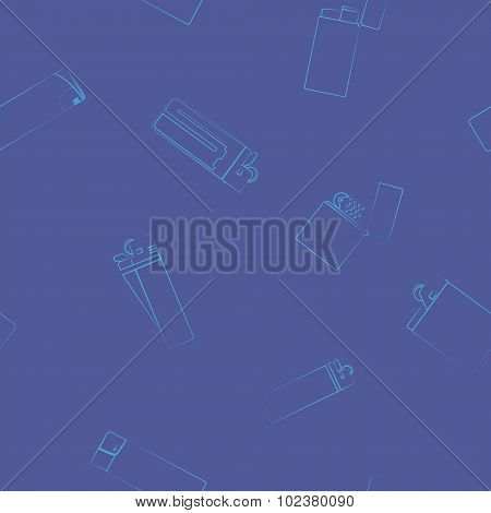 Seamless background with  lighter