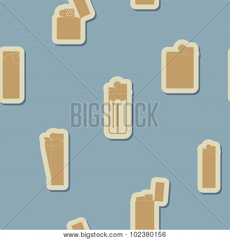 Seamless background with  lighter