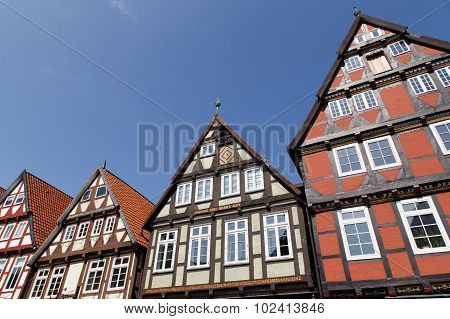 Half-timbered houses
