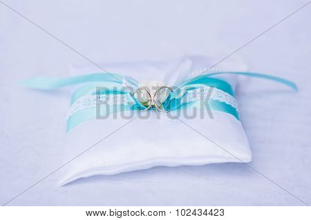 Wedding Rings On The Pillow
