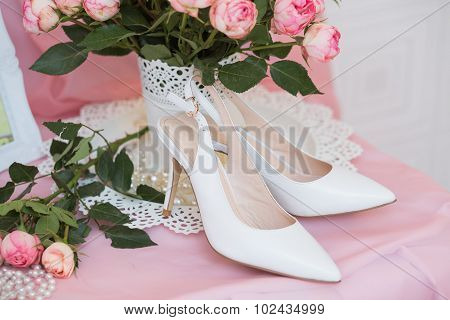 White Wedding Shoes