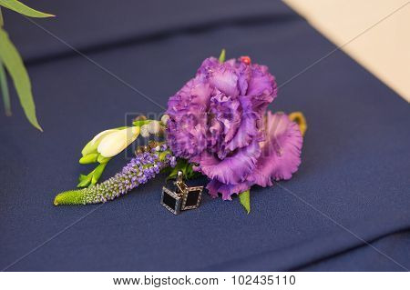 Boutonniere And Cufflinks