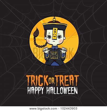 Halloween Trick or Treat Chinese Zombie Costume