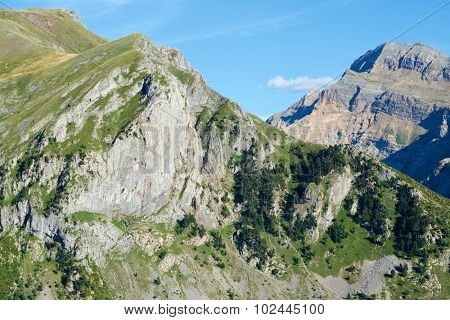 Izas Valley in Pyrenees, Canfranc Valley, Aragon, Huesca, Spain.