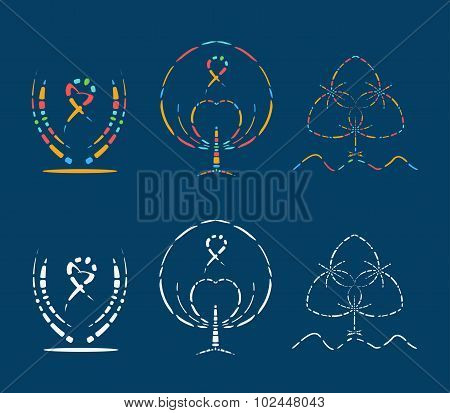 Abstract Logo And Tree Vector