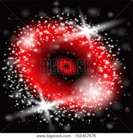 Abstract background with star