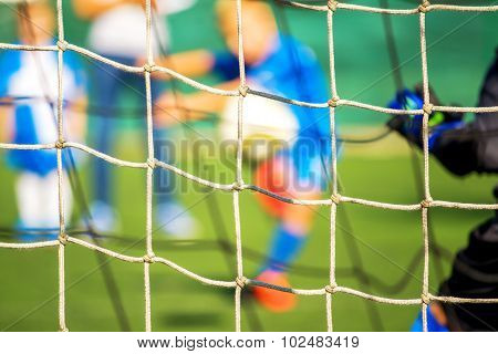 Kids Playing Soccer, Penalty Kick