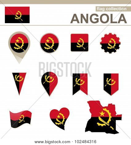 Angola Flag Collection