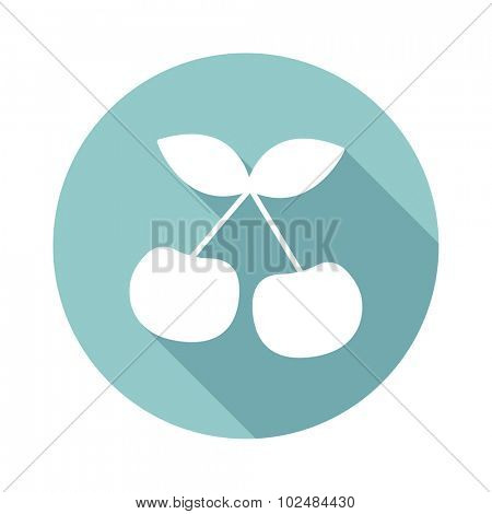 Cheery flat icon.Vector