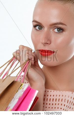 Beautiful Pensive Blonde Woman