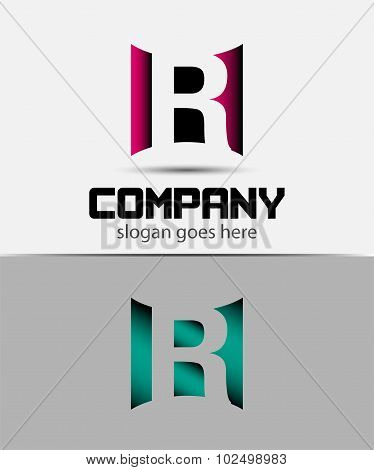 Unusual Letters r Graphic Design Editable For Your Design