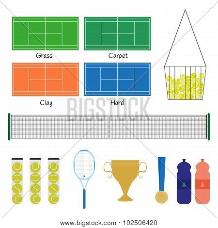 Big Tennis Items.