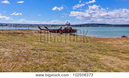 San Andres Ferry, Puerto Natales, Patagonia, Chile