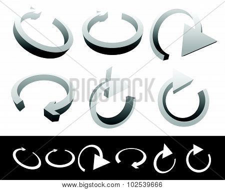 Circular, Loop, Refresh, Vector, Cycle, Clockwise, Right, Arrow, Circle, Graphics, Shape, Modern, Ci