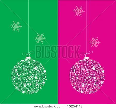 two colorful balls