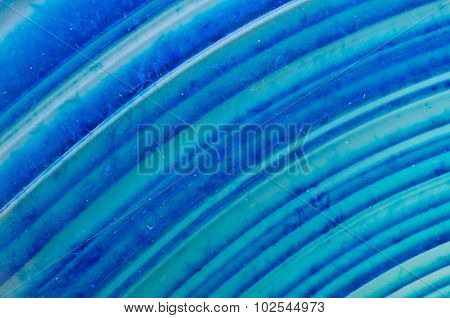 Crystal Blue Onyx. Macro.