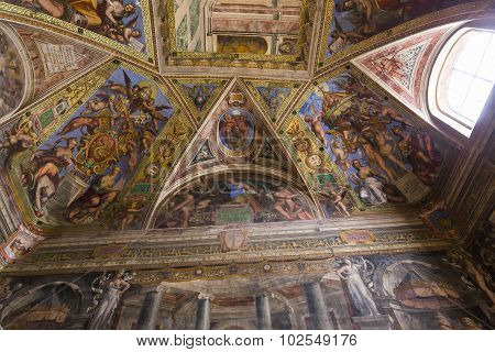 Interiors Of Raphael Rooms, Vatican Museum, Vatican