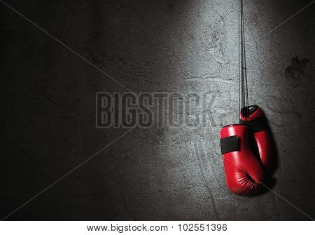 Boxing sport concept