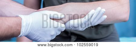 Woman With Hand Fracture